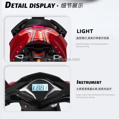 60-75km/h 고속 72v 3000w 전기 오토바이 2인용 전기 모페드 스쿠터 모터