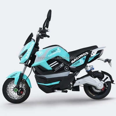 최고의 72v 3000w 전기 오토바이크 2인 전기 모페드 스쿠터 모터와 1650 * 715 * 1000mm 등반 각도 12