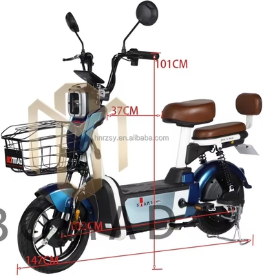 최대 속도 30-50km/h 48V 350W 성인 배터리 전자 도시 자전거 전기 자전거 Sepeda 전기 모터바이크