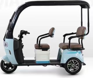 앞 드럼 후방 드럼 브레이크 시스템 노인 레저용 3륜 전기 자동차 60V/800W