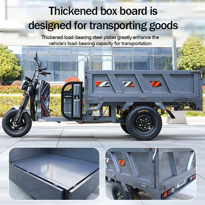 모든 튜브 타입 컨트롤러 800w/1000w/1200w/1500w 성인용 오픈 톱 전기 삼륜구동 편안한 페달 보조 출퇴근