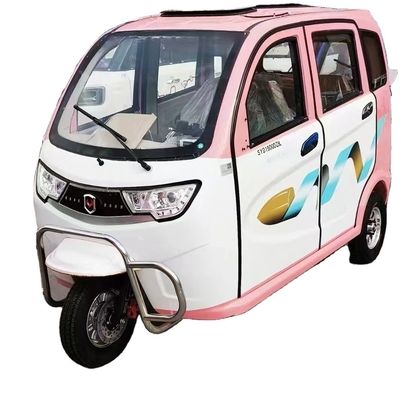 앞 드럼 후방 드럼 브레이크 시스템 60V 1000W DC 모터 전기 트라이사이클