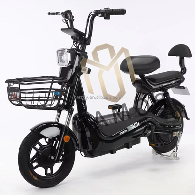 스틸 프레임 성인 배터리 전자 도시 자전거 48V 350W 전기 자전거 Sepeda 모터바이크