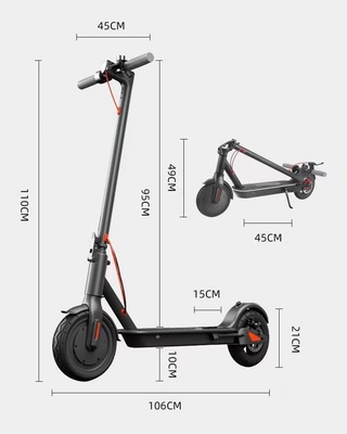두 바퀴 스쿠터 8.5 인치 M365 전기 슬라이드 350W 성인 접는 슬라이드 및 최대 속도 31-40km/h