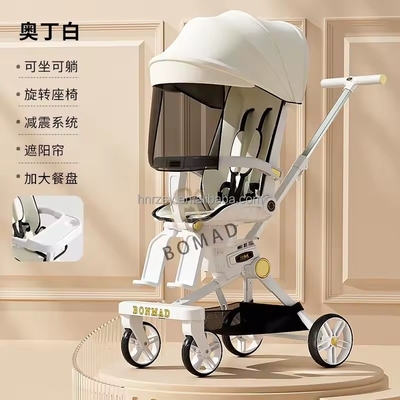 탄소 강철 프레임 높은 풍경 미니바이크 / 포켓바이크를위한 아기 카리어 3 in 1 Stroller