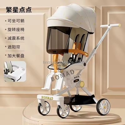탄소 강철 프레임 높은 풍경 미니바이크 / 포켓바이크를위한 아기 카리어 3 in 1 Stroller