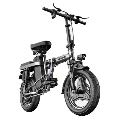 알루미늄 합금 14 인치 접이식 전기 자전거 성인용 48V 250W 리?? 배터리