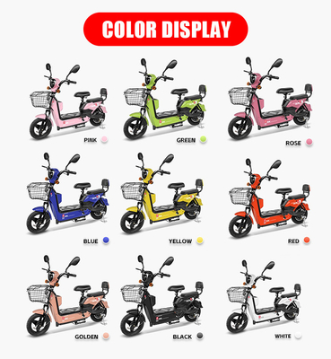 18&quot; 휠 사이즈 7 스피드 전기 도시 자전거 350Watt / 500Watt 48v 12ah 배터리 E 자전거 2024 전기 자전거 스쿠터
