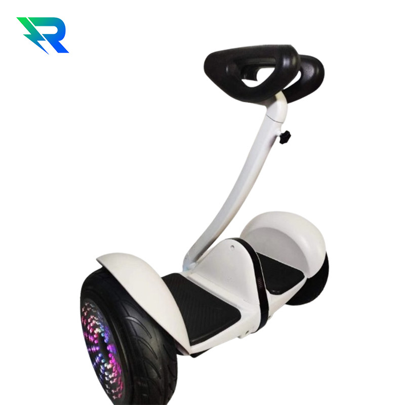 8인치 LED 라이트 전기 셀프 밸런싱 스쿠터 가 카트 핸들 350W 브러시리스 모터와 36V 리?? 배터리